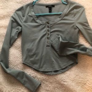 Forever 21 green shirt